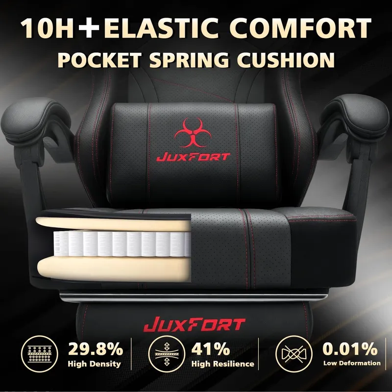 JuxFort Gamer Chairs for Adults 400lb Weight Capacity